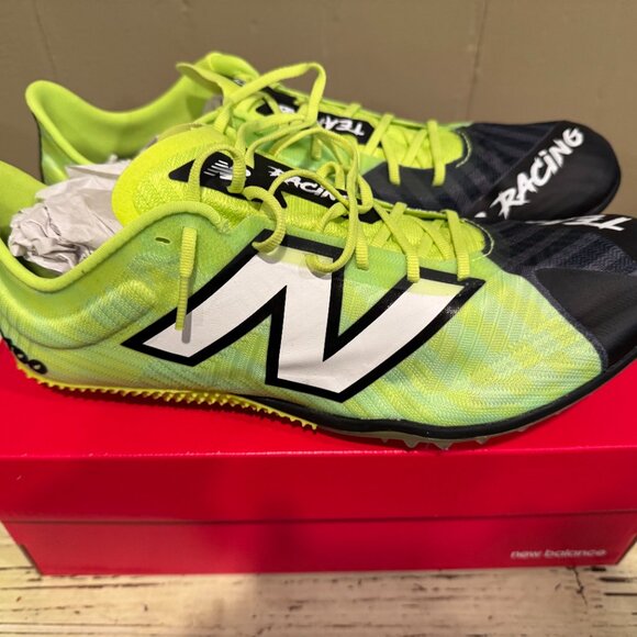 New Balance FuelCell SD100 V5 Track & Field Spikes (Size 10 - Mens) Green Black - Picture 3 of 6